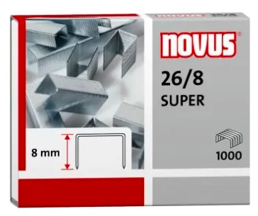 Скоби для степлера NOVUS № 26/8 SUPER ( 040-0199 )
